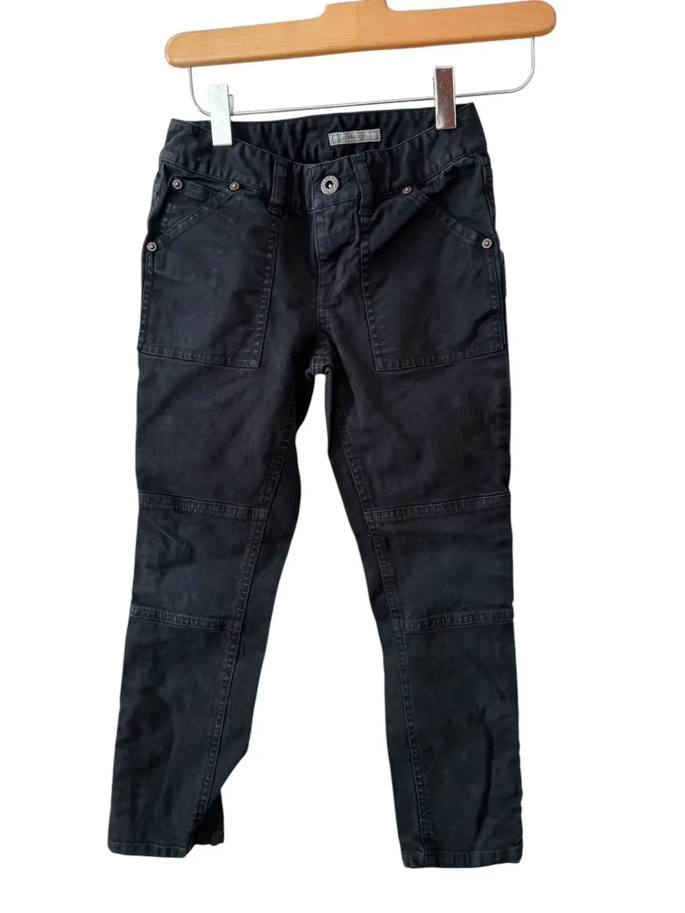 Ralph Lauren Girls Skinny Black Denim Jeans 7